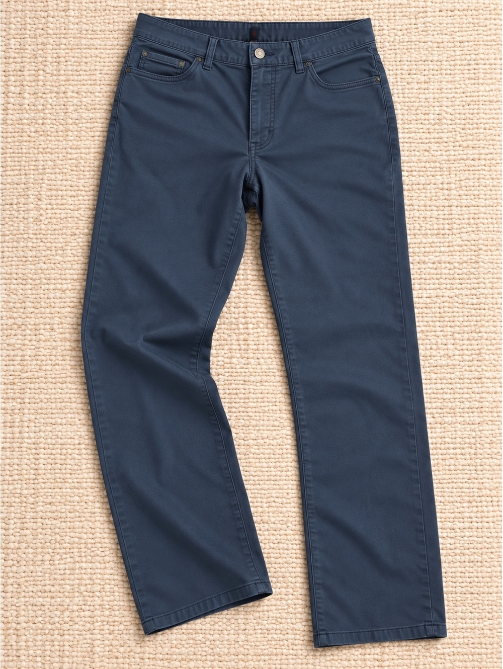 Johnnie-O Sawyer Dusk Blue Stretch Sateen Chinos Pants Mens business Preppy